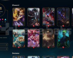 350lvl lol hesap