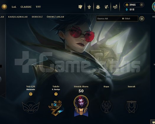 EUW 3965 RP 133 SKIN 122 HERO 2011 REG NADİR ACC