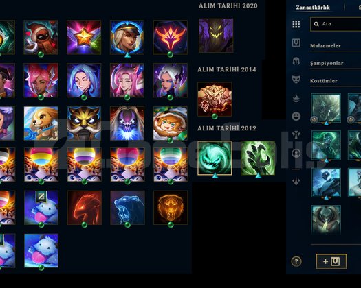 EUW 3965 RP 133 SKIN 122 HERO 2011 REG NADİR ACC