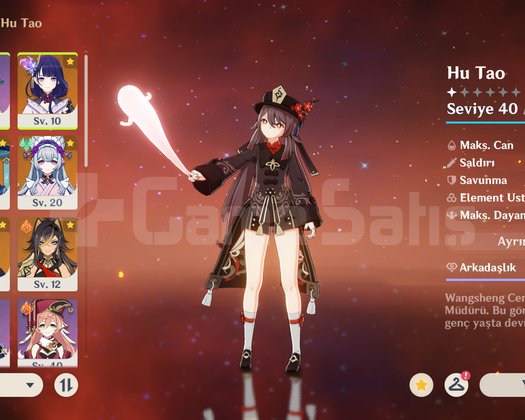 GENSHIN 8 TANE 5* STARTER HU TAO RAİDEN WANDERER