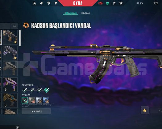 290 seviye mainlemelik hesabım