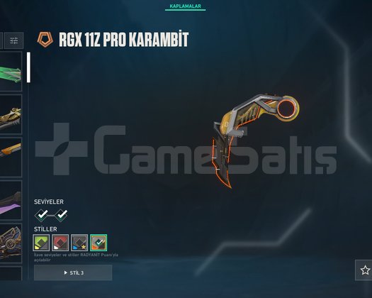 RGX PRO KARAMBİT//ULUPENÇE VANDAL//SMURFLKKS!