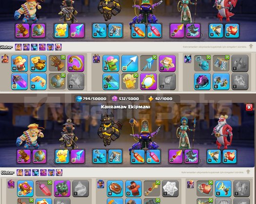 Th 18 232 level 30 kostumlu sağlam hesap