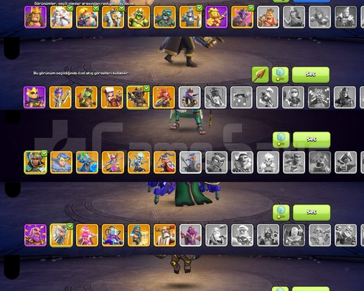 Th 18 232 level 30 kostumlu sağlam hesap