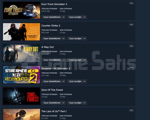 Last of Us 1 hesap acil  satılık temiz