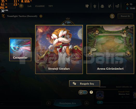 EUW/ EFSANE DOLU /+SİMGE / +TFT