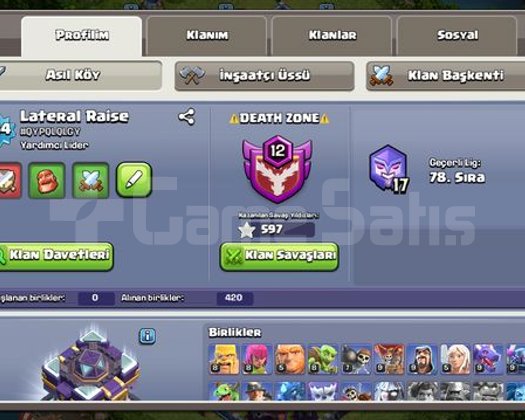 Clash of clans hesabı