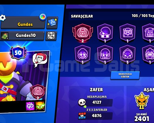Brawls Stars 2021 Hesabı Pazarlık Payı Vardır