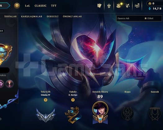 2023 açılışlı gümüş hesap +50 skin