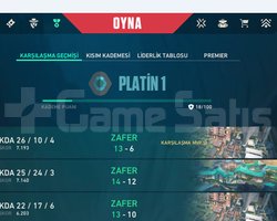VALORANT PLAT 1 18KP MAİL DEĞİŞEN 100TR HESAP