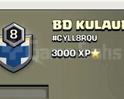8 SEVİYE 3000 XP KLAN BD KULAURA