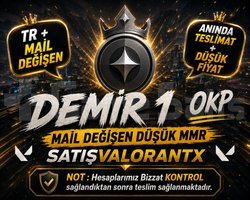 TR - DEMİR 1 0KP - MAİL DEĞİŞEN - ULTRA DÜŞÜK MMR!
