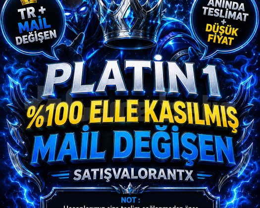 TR - PLATİN - MAİL DEĞİŞEN - ULTRA YÜKSEK MMR!