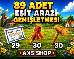 89 Eşit Arazi Genişletme Malzemesi ANINDA TESLİMAT