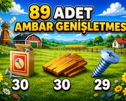 89 Eşit Ambar Genişletme Malzemesi ANINDA TESLİMAT