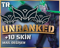 TR / +30 LVL + DERECESİZ +10 SKİN + BOTSUZ !!