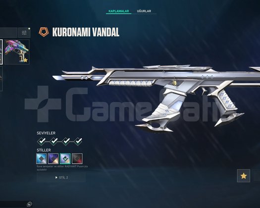 BIÇAK 2 VANDAL PHANTOM 20 SKİNLİ HESAP