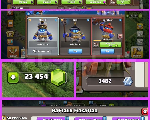 CLASH HESABI !!!!!!
