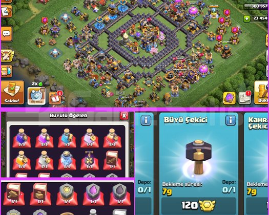 CLASH HESABI !!!!!!