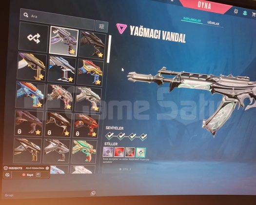 Güzel hesap skin bol