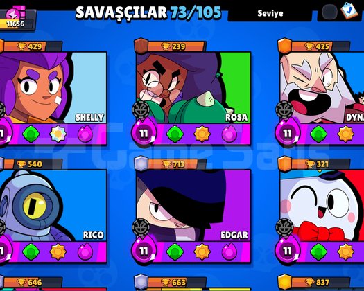 MEKANİK CROWLU TEMİZ BRAWL STARS HESABI
