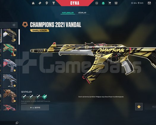 CHAMP 21,22,23 16 VANDALLI AĞZINA KADAR DOLU HESAP