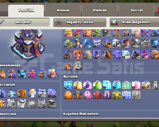 22 BİN ELMASLI 15 SEVİYE BLD FULL HESAP