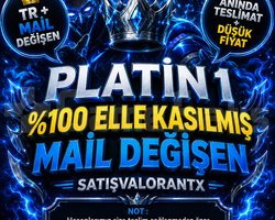 TR - PLATİN - MAİL DEĞİŞEN - ULTRA YÜKSEK MMR!