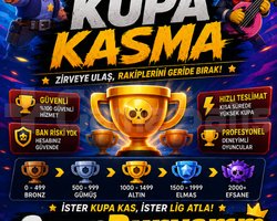 BRAWL STARS KUPA KASMA HİZMETİ