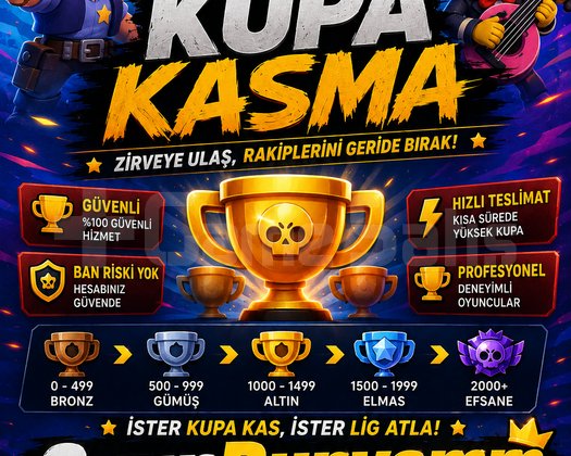 BRAWL STARS KUPA KASMA HİZMETİ