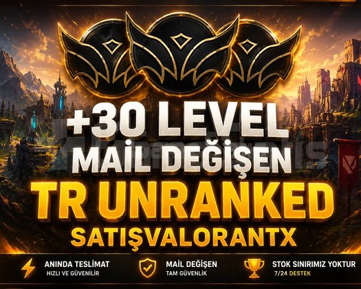 TR + UNRANKED + MAİL DEĞİŞEN + HESAPLAR!