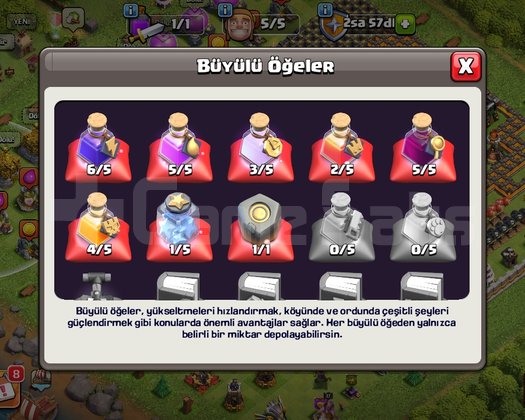 MÜKEMMEL! CLANS OF CLANS HESABI