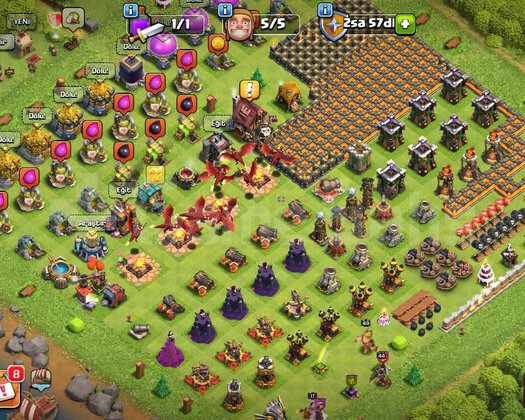 MÜKEMMEL! CLANS OF CLANS HESABI