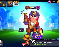 BRAWL STARS Mail ve tel değişimi mevcut 1k hesap