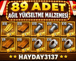 89 ADET AĞIL YÜKSELTME MALZEMESİ HEMEN TESLİM