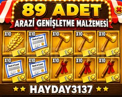 89 ADET ARAZİ GENİŞLETME MALZEMESİ HEMEN TESLİM