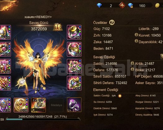 80 Lv Mage Hesap