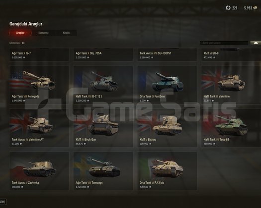 World Of Tanks Hesabı