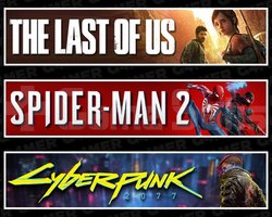 Last Of Us 1 +Spider-Man 2 +Cyberpunk 2077