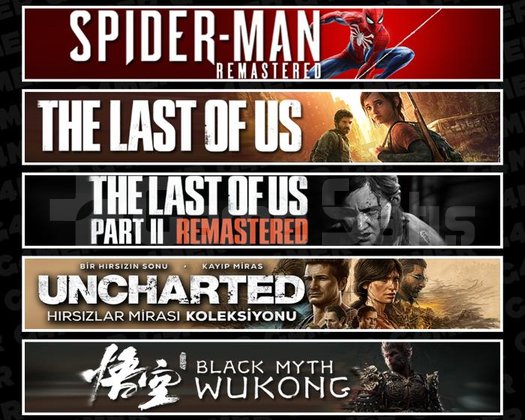 Spider 1 +TLOU1 +2 +UNCH +Wukong