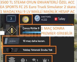 1 MADALYALI 9 LV EA SPORTS FC 25 Euro Truck Simula