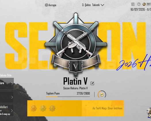 TEK BAĞ !! PLATİN V + ID KARTI ++