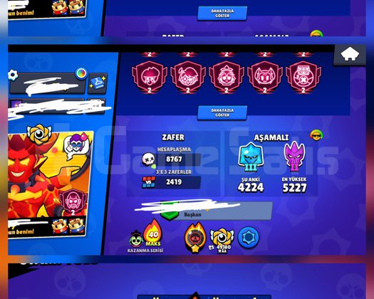SATILIK BRAWL STARS HESABI