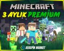 Minecraft 3 Aylık Premium Hızlı Teslim + Garanti