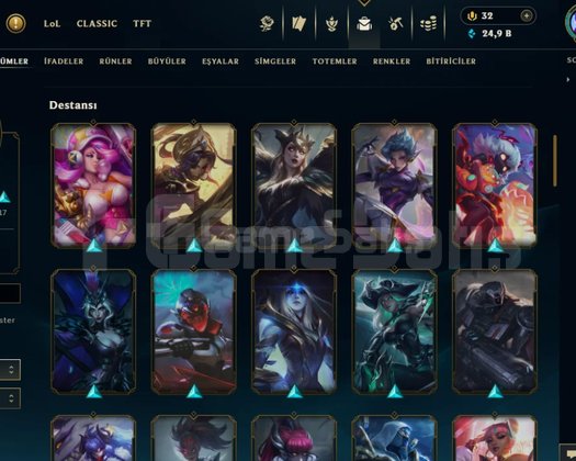 lol euw west soloqsu platin skinli hesap banı yok