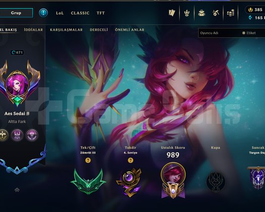 12 Yıllık Kişisel Hesap | 671 Level | 276 Kostüm