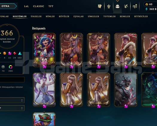 370 KOSTÜM 11 İHTİŞAMLI | Level 800 PREMİUM ACOUNT