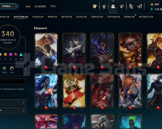 MASTER 250LP  350SKİN HİGH MMR +30LP GAİN