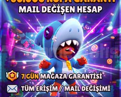 BRAWL STARS +60.000 Kupa Garantili & Mail Değişen
