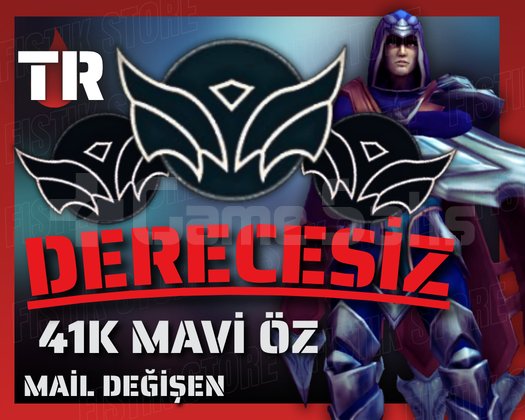 TR / +30 LVL + DERECESİZ + 41K MAVİ ÖZ + BOTSUZ !!